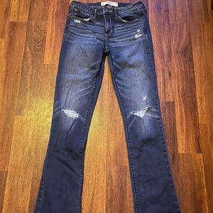 Abercrombie and Fitch destroyed jeans